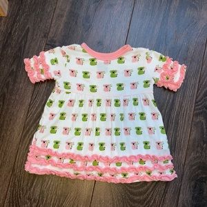 3-6 Kickee Pants TOP ONLY